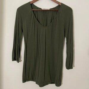 Old Navy ¾ sleeve V-neck Top - Green S